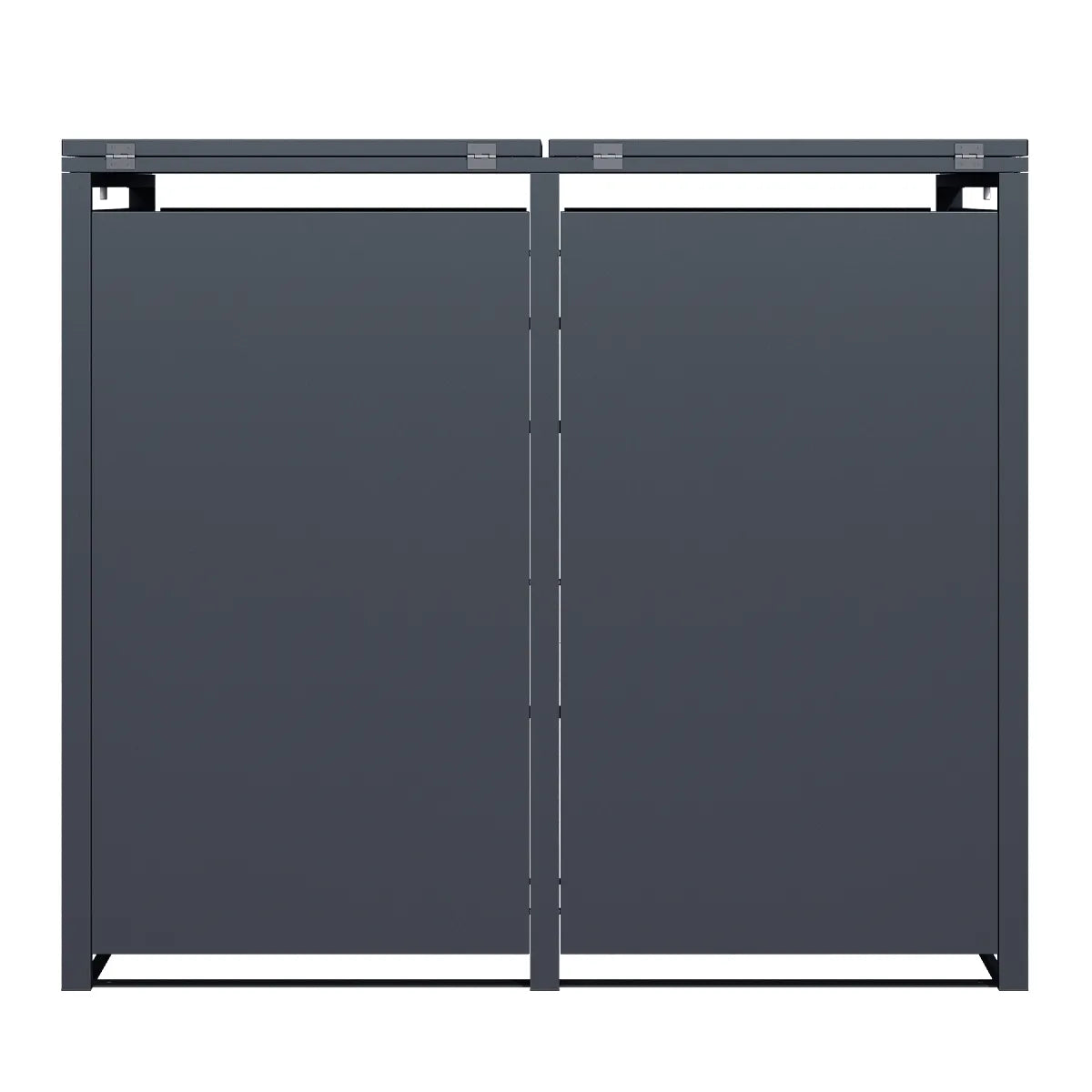 Axi House Cajón de basura 1.32x0.8x1.16 m – Acero Galvanizado Anthracite/Gris
