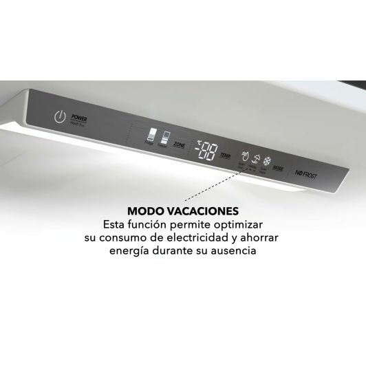 VALBERG CNF 493 E X180C Kombikühlschrank No Frost 493 L Edelstahl