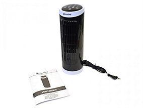 Pureline VENTY EREBUS Ventilador Torre Compacto Rotativo 20W Negro