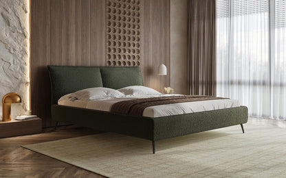 Luxusbetten24 Designer Polsterbett Zoe Bouclé – Stauraum, 140‑200 bis 180‑200