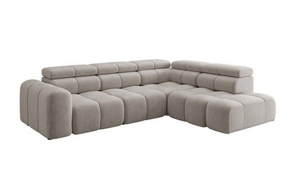Luxusbetten24 Designer Mia L Maxi Sofa in Chenille