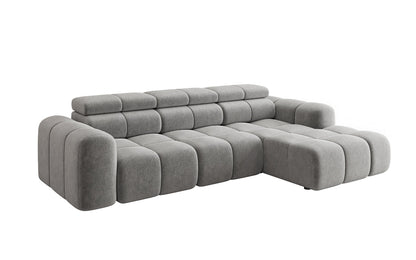Luxusbetten24 Mia L Designer Sofa mit elektrischer Sitzerweiterung