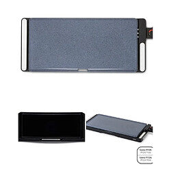 Aeno Plancha Eléctrica Exterior 2000W Gris con Termostato Ajustable