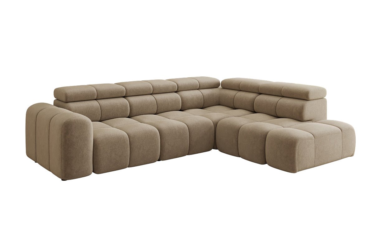 Luxusbetten24 Designer Mia L Maxi Sofa in Chenille
