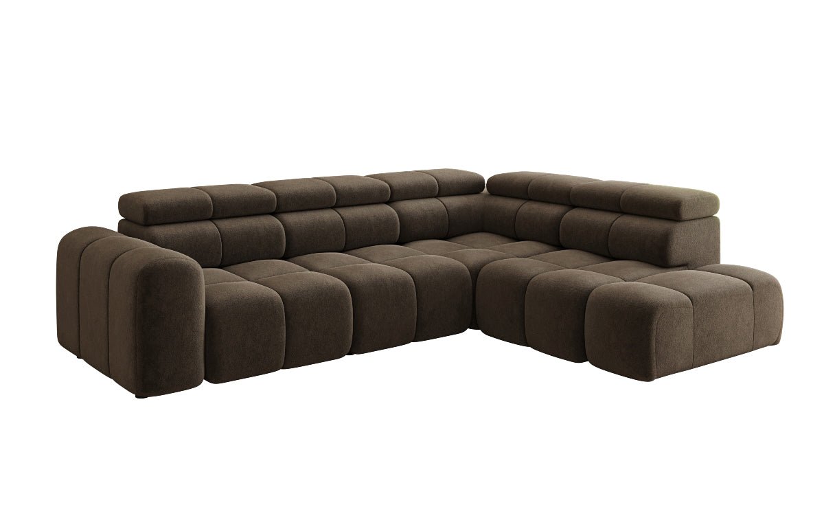 Luxusbetten24 Designer Mia L Maxi Sofa in Chenille