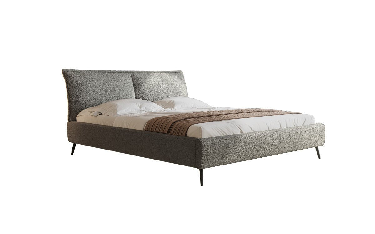 Luxusbetten24 Designer Polsterbett Zoe Bouclé – Stauraum, 140‑200 bis 180‑200