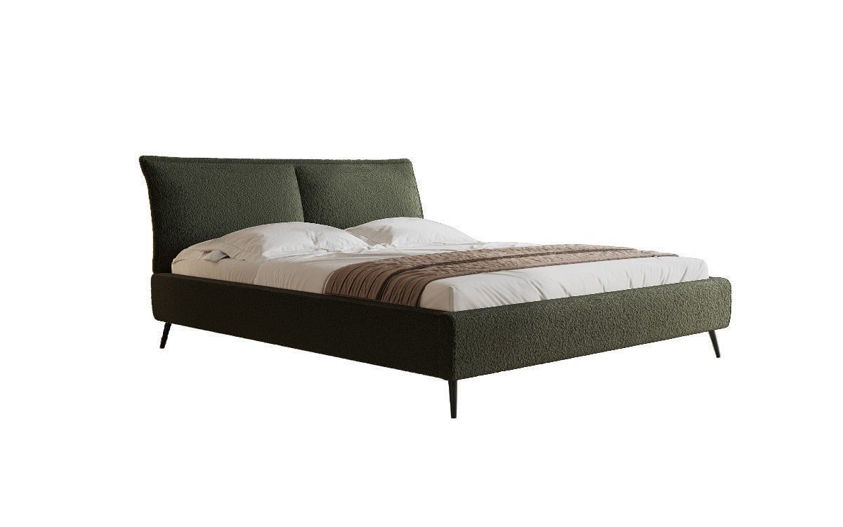 Luxusbetten24 Designer Polsterbett Zoe Bouclé – Stauraum, 140‑200 bis 180‑200