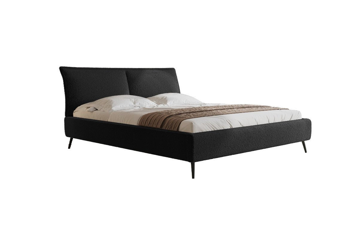 Luxusbetten24 Designer Polsterbett Zoe Bouclé – Stauraum, 140‑200 bis 180‑200