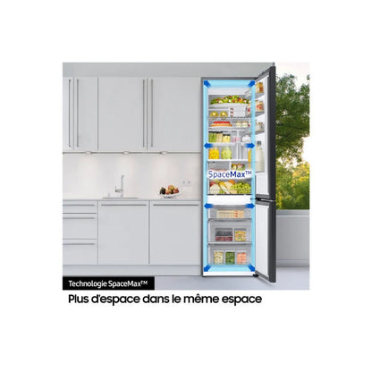 Samsung RB38C776CS9 Refrigerador Inox 390 L con Puertas Reversibles