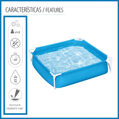 Piscine Tubulaire Carrée Bestway My First Frame Pool MKR00014192994