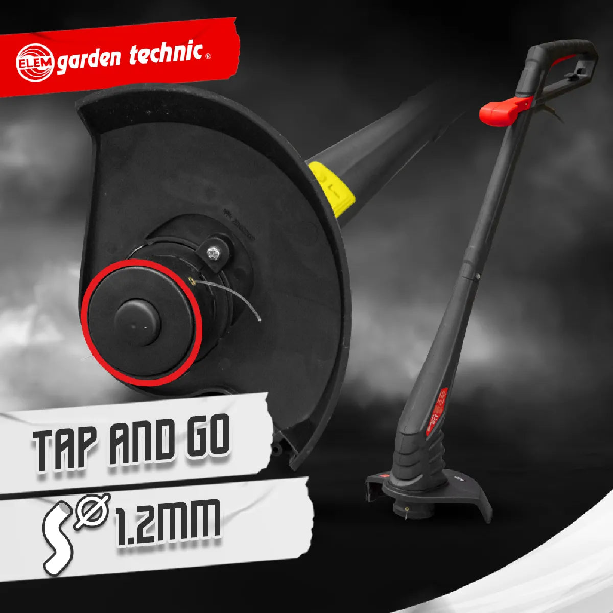 Elem GARDEN TECHNIC Set 1300W Tondeadora + 250W Recortadora