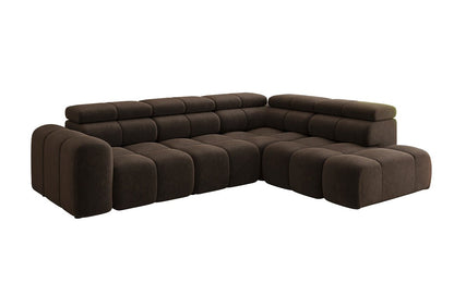 Luxusbetten24 Designer Mia L Maxi Sofa in Chenille