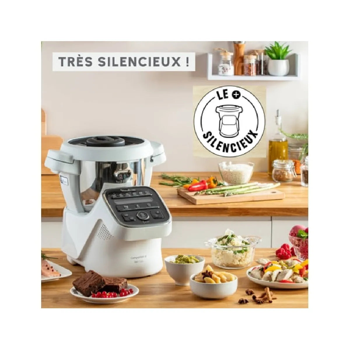 Robot Multifonction Moulinex Blanc MKR00003287516