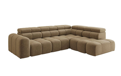 Luxusbetten24 Designer Mia L Maxi Sofa in Chenille