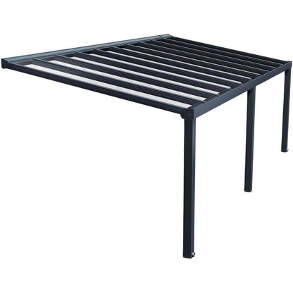 Canopia By Palram Stockholm Pergola Adosada Gris Anthracite