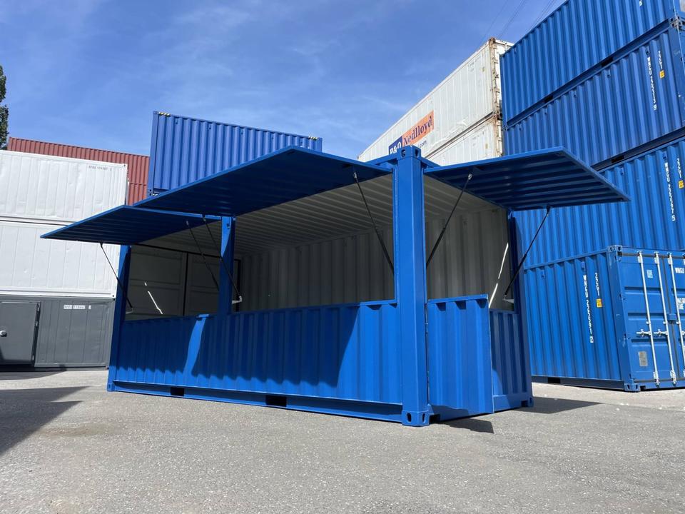 Contenedores Ejido Contenitore Bar Blu 20 Piedi
