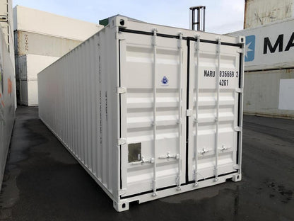 Contenedores Ejido Contenitore Marittimo 40 piedi Bianco Acciaio Inox