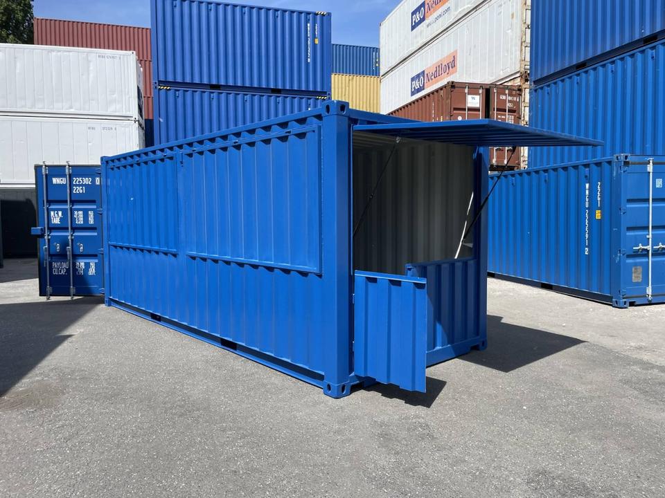 Contenedores Ejido Contenitore Bar Blu 20 Piedi