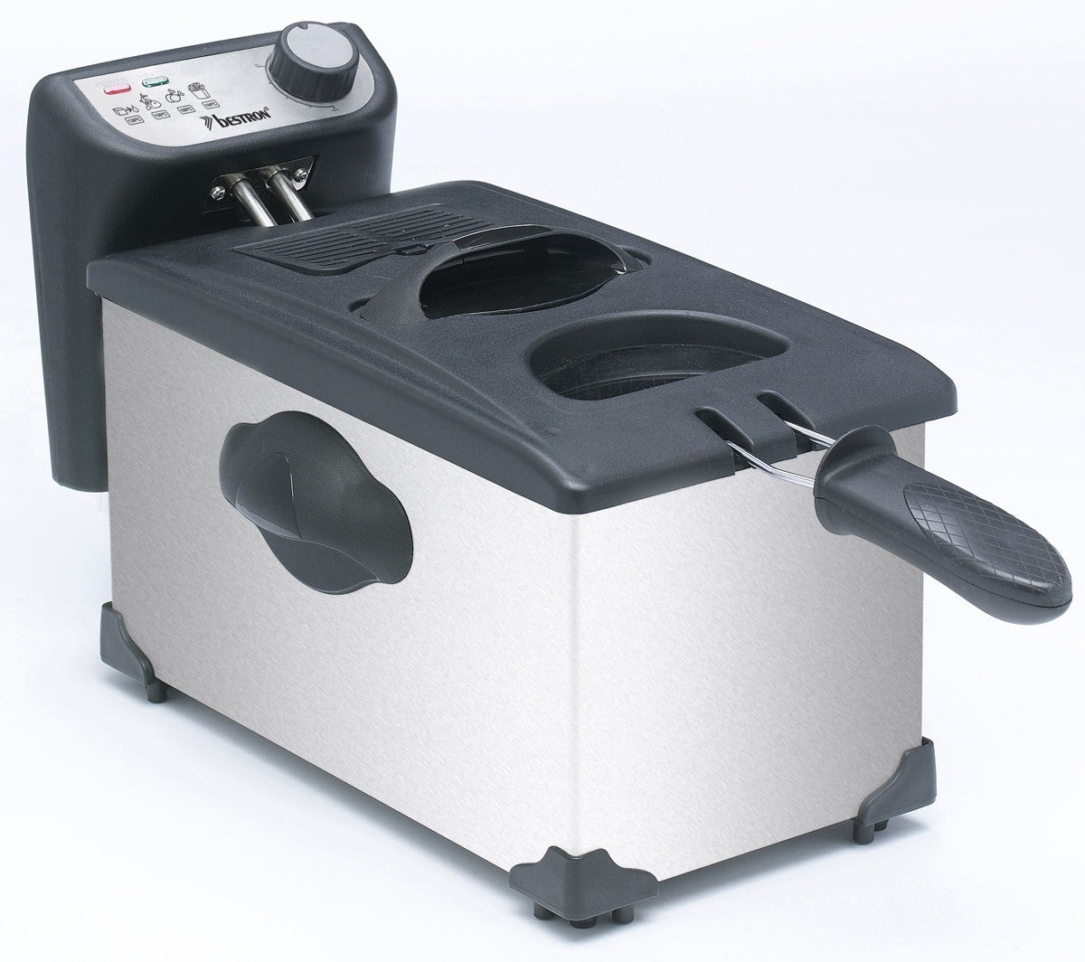 Bestron Freidora Clásica 3,5 L 2200 W Acero Inoxidable