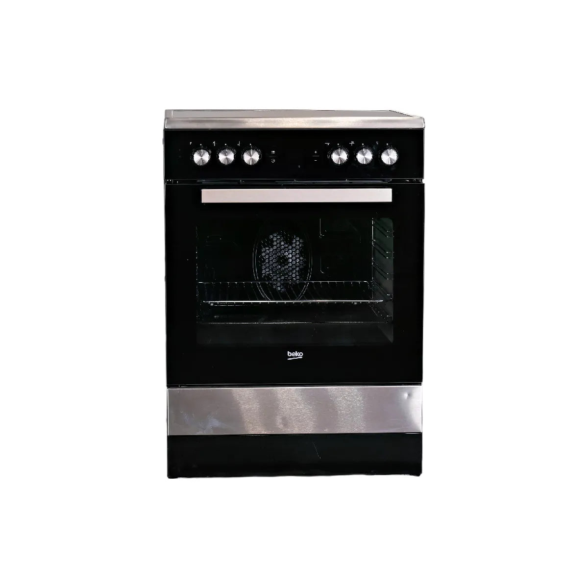 Beko FSE67301XCS Cocina Vitrocerámica 60 cm 4 Quemadores Horno 72 L Inox