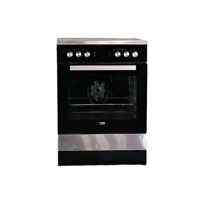 Beko FSE67301XCS Cocina Vitrocerámica 60 cm 4 Quemadores Horno 72 L Inox