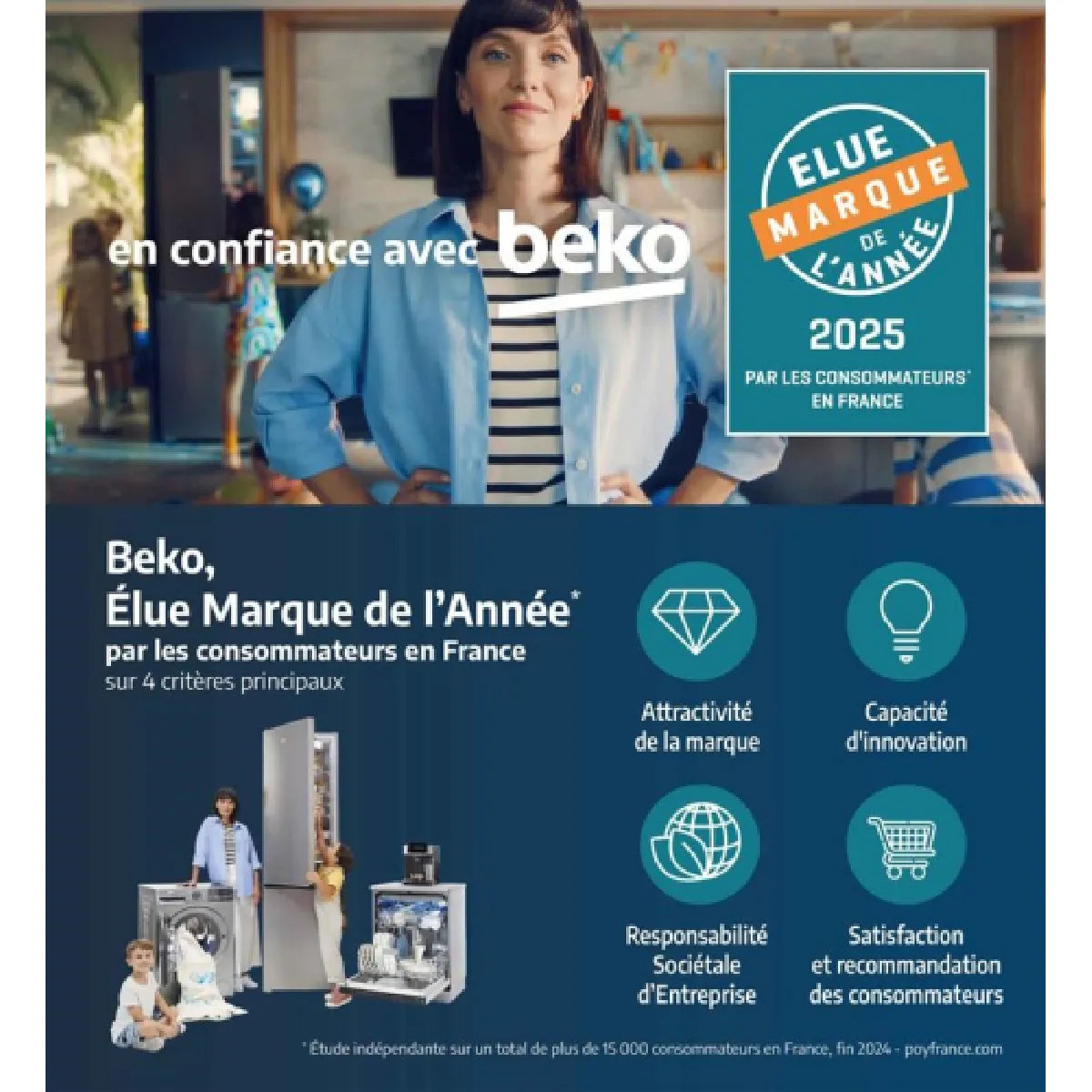 Beko RDSA280K40SN Refrigerador 250L Inox