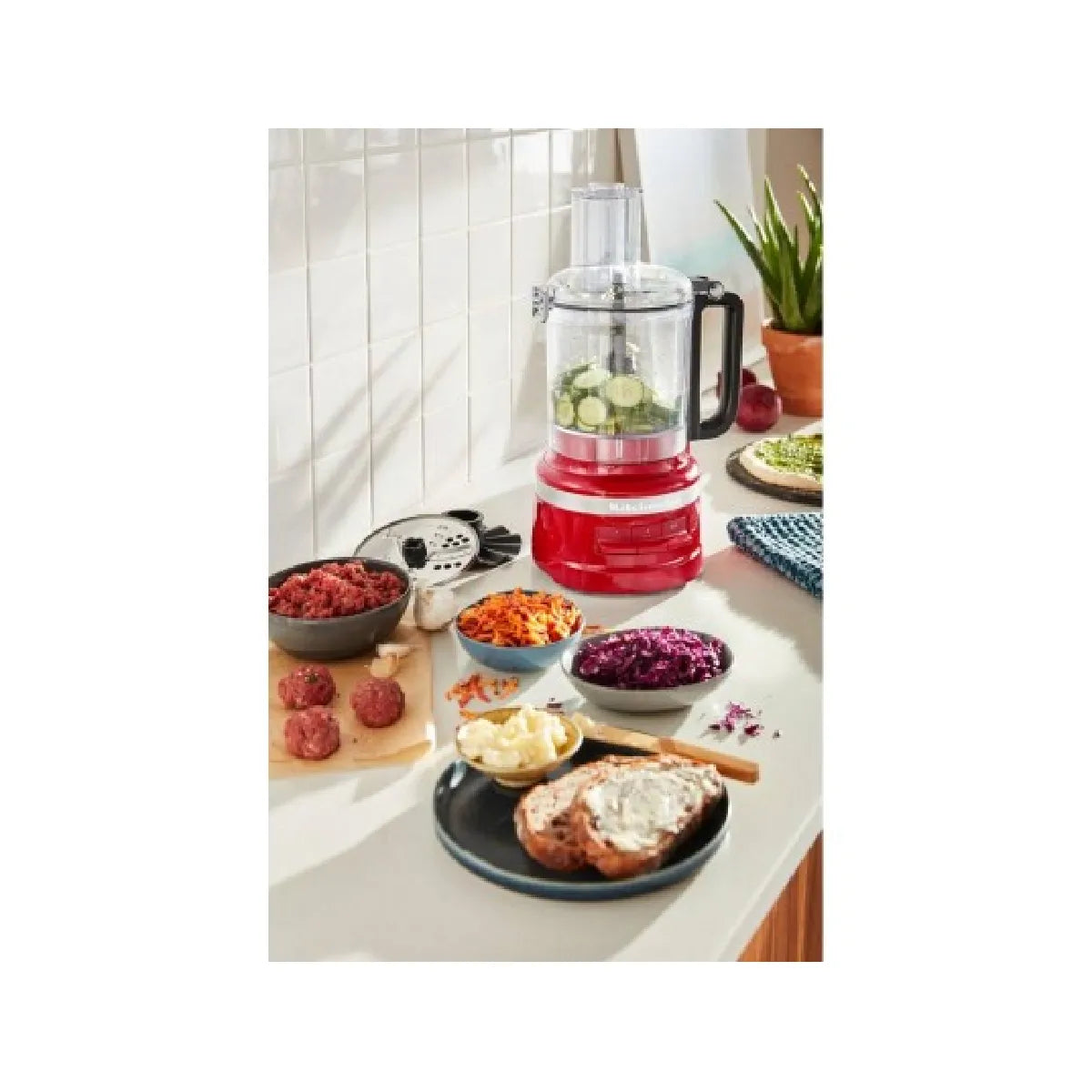 Robot Multifonction Kitchenaid Rouge MKR00003291812