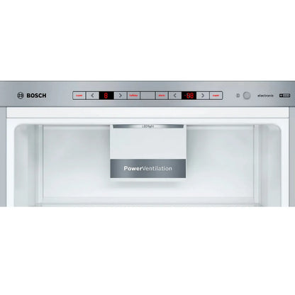 Bosch KGE398IBP Refrigerador Inox 343L LowFrost Puerta Reversible