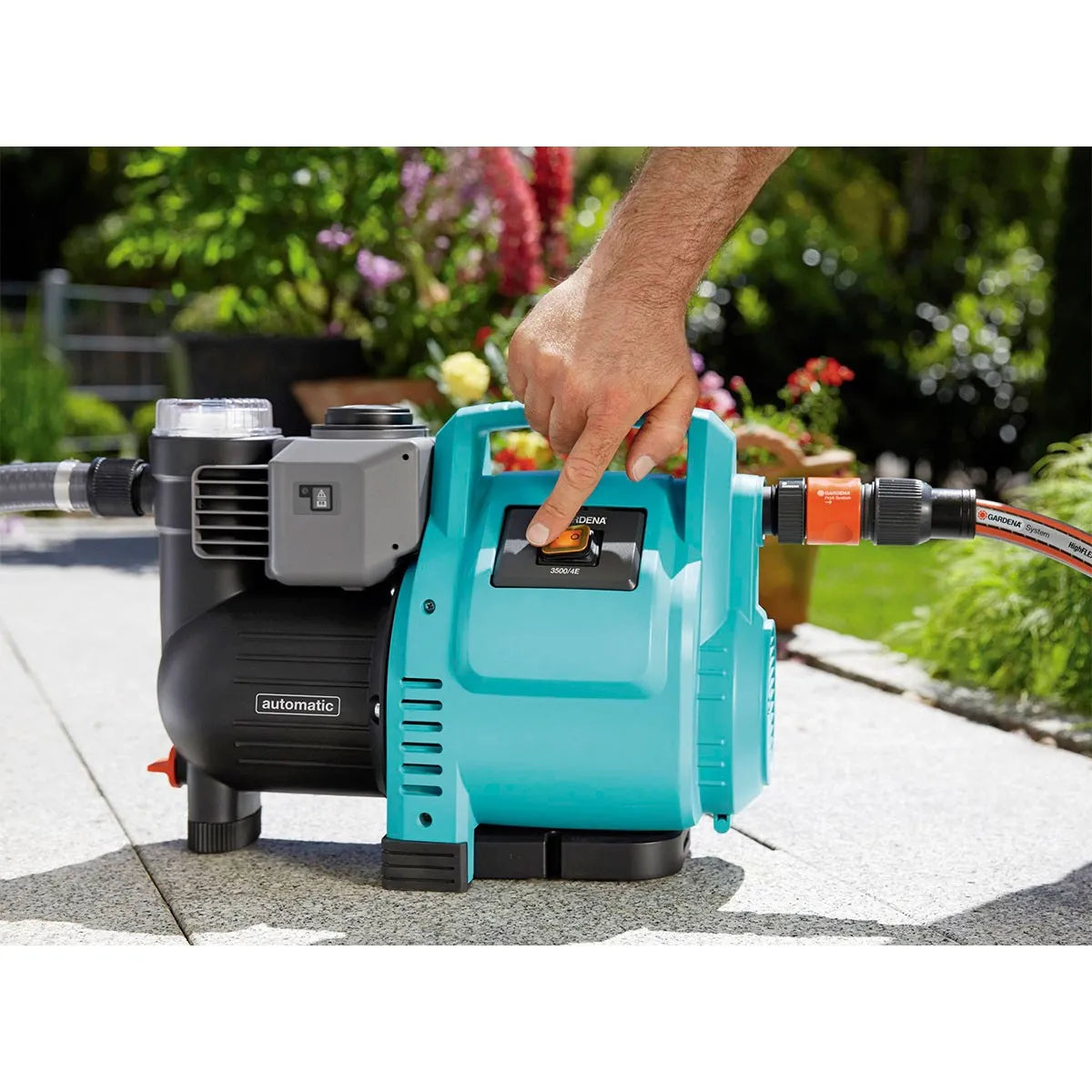 Gardena 3500/4E Bomba de Evacuación Automática 800W 3500L/h