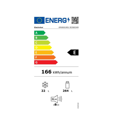 Electrolux EFD6DE18S1 Refrigerador Integrable 285 L