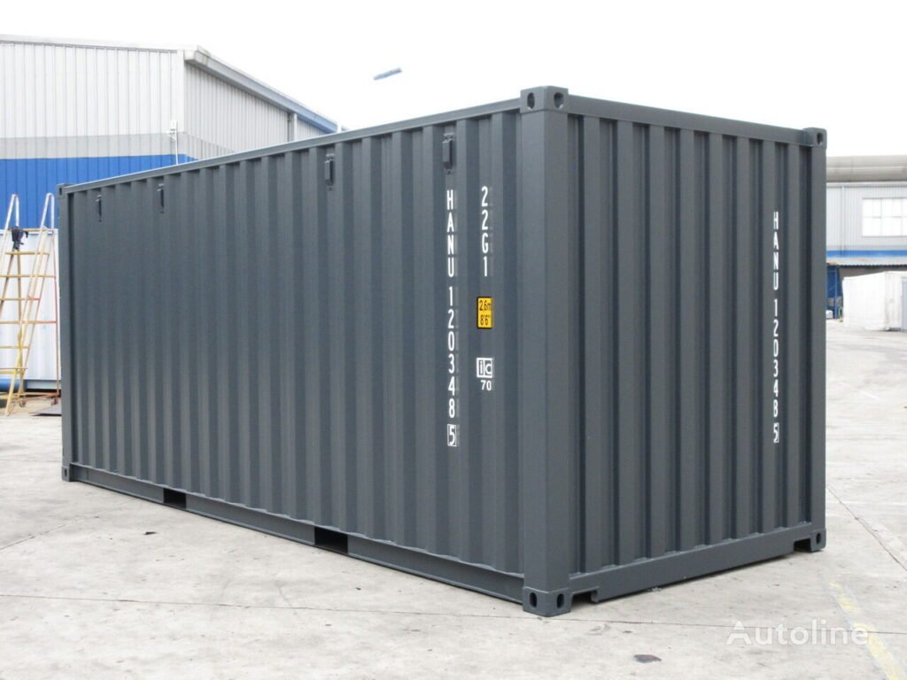 MBH Container Corten‑Stahl Seecontainer 20 Fuß Grau ISO‑Zertifiziert 28 t Nutzlast