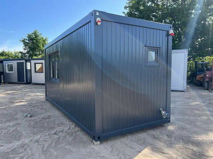 Conteneur Base De Vie Avec Cuisinette, WC Et Douche 6,00 x 2,43m