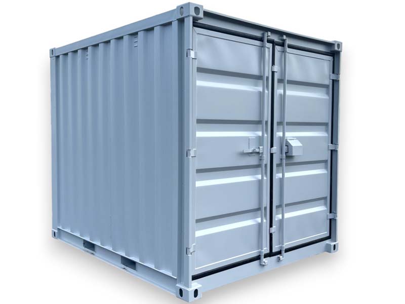 Container 10 Piedi Nuovo Ral 7035 Acciaio Grecato Legno Marino