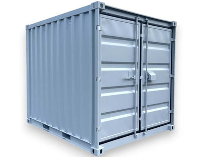 Container 10 Piedi Nuovo Ral 7035 Acciaio Grecato Legno Marino