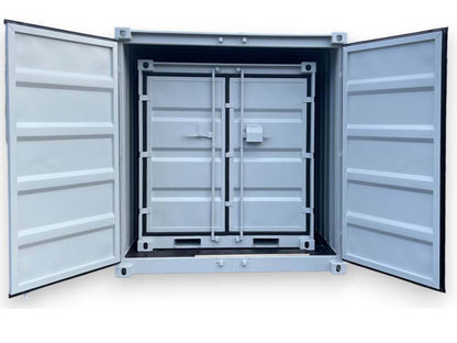 Container 10 Piedi Nuovo Ral 7035 Acciaio Grecato Legno Marino