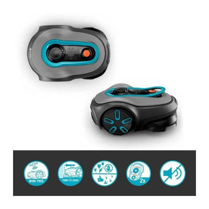 Gardena Robot Cortacésped 800 m² Batería Li‑ion Corte Ajustable