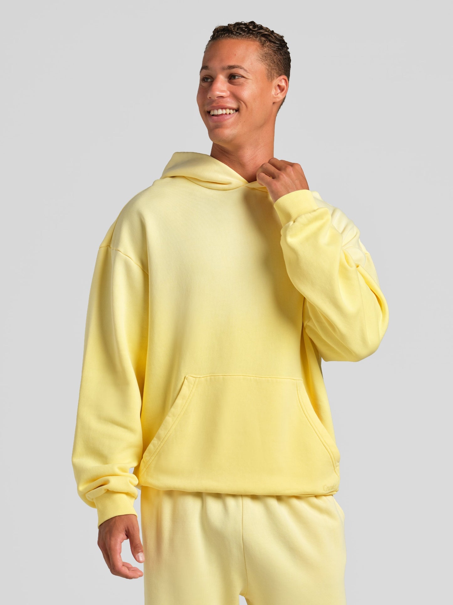 Comfrt Sunwashed Hoodie 100% Baumwolle Oversized Garment Dyed Sommer