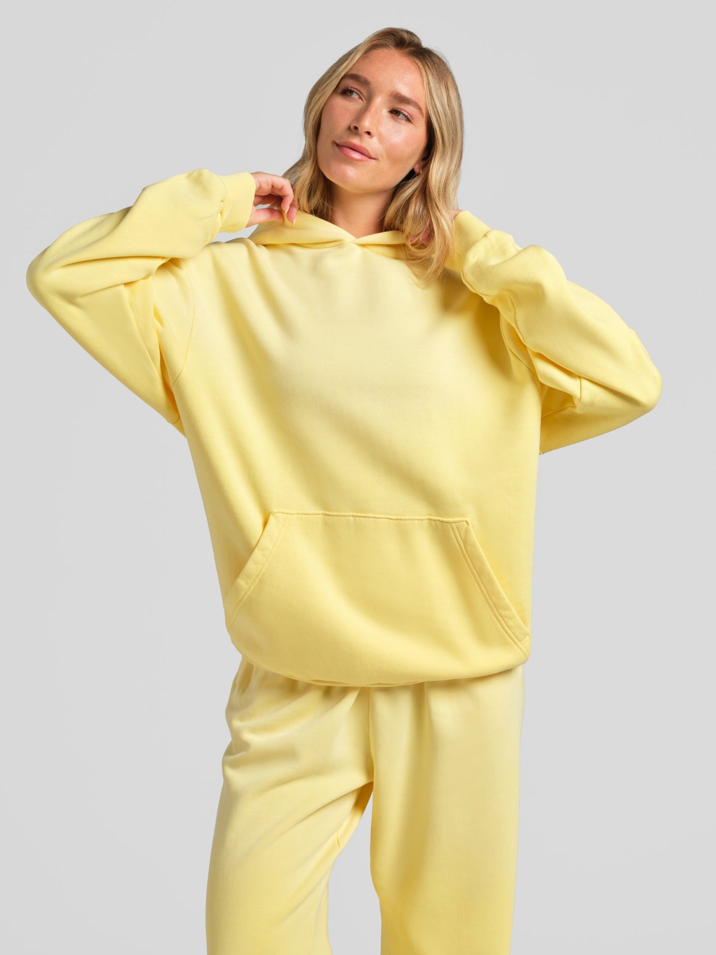 Comfrt Sunwashed Hoodie 100% Baumwolle Oversized Garment Dyed Sommer