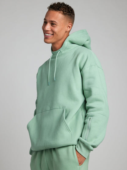 Comfrt Airplane Mode Travel Hoodie mit integrierter Augenmaske