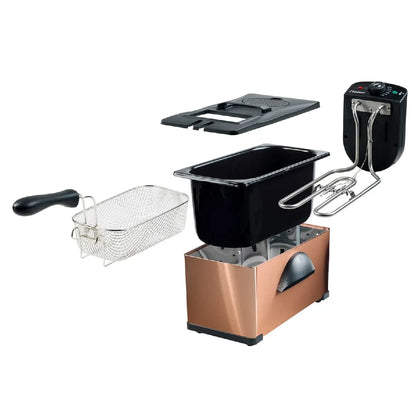 Bestron AF370CO Freidora 3,5 L Colección Copper 2200W