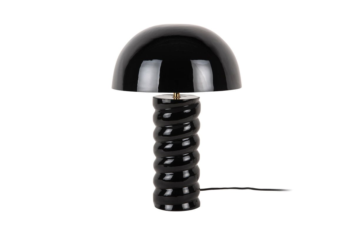 Milano Tischlampe – Moderne Designleuchte aus Eisen mit Spiralsockel