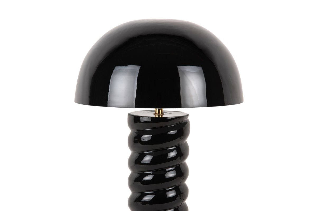 Milano Tischlampe – Moderne Designleuchte aus Eisen mit Spiralsockel