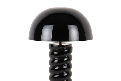 Milano Tischlampe – Moderne Designleuchte aus Eisen mit Spiralsockel