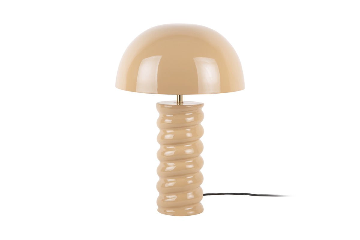 Milano Tischlampe – Moderne Designleuchte aus Eisen mit Spiralsockel