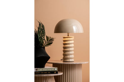 Milano Tischlampe – Moderne Designleuchte aus Eisen mit Spiralsockel