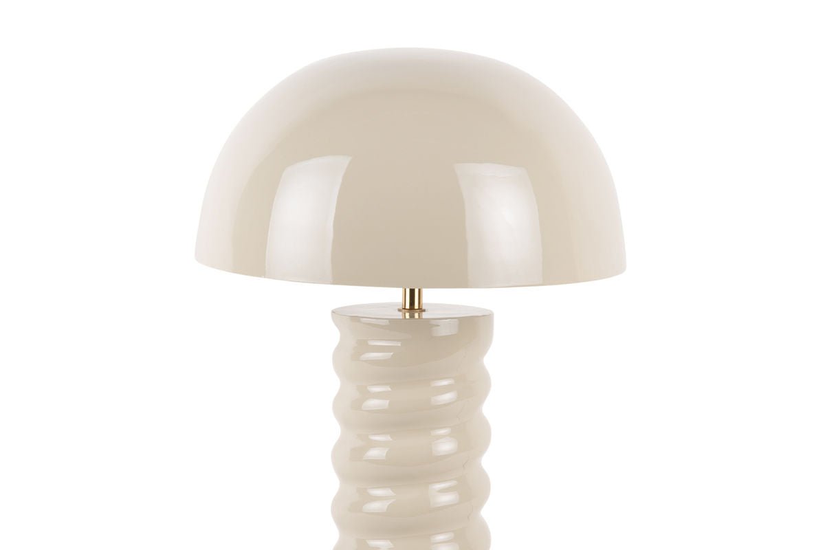 Milano Tischlampe – Moderne Designleuchte aus Eisen mit Spiralsockel