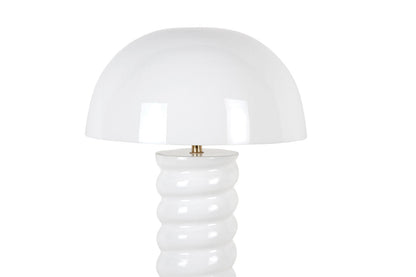 Milano Tischlampe – Moderne Designleuchte aus Eisen mit Spiralsockel