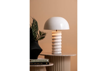 Milano Tischlampe – Moderne Designleuchte aus Eisen mit Spiralsockel