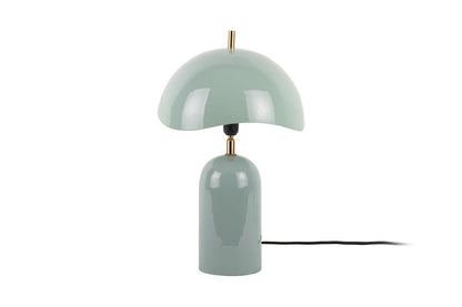 Luxusbetten24 Tischlampe Madeira Designleuchte aus Eisen mit Wellenschirm