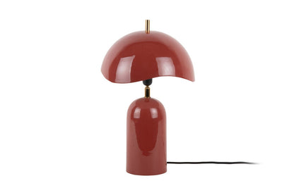 Luxusbetten24 Tischlampe Madeira Designleuchte aus Eisen mit Wellenschirm